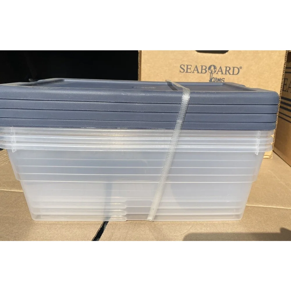 Sterilite 6 qt. Storage Boxes (Set of 4)